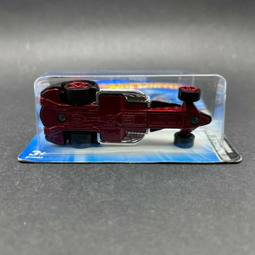Hot Wheels Autonomicals Hammered Coupe 5/5 Car Black &Red Diecast 1/64 Scale 162